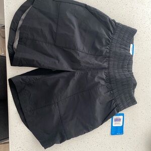 NWT COLUMBIA omni-shield active fit short Black Elastic Waist Shorts